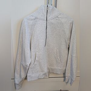 Grey Quarter Zip